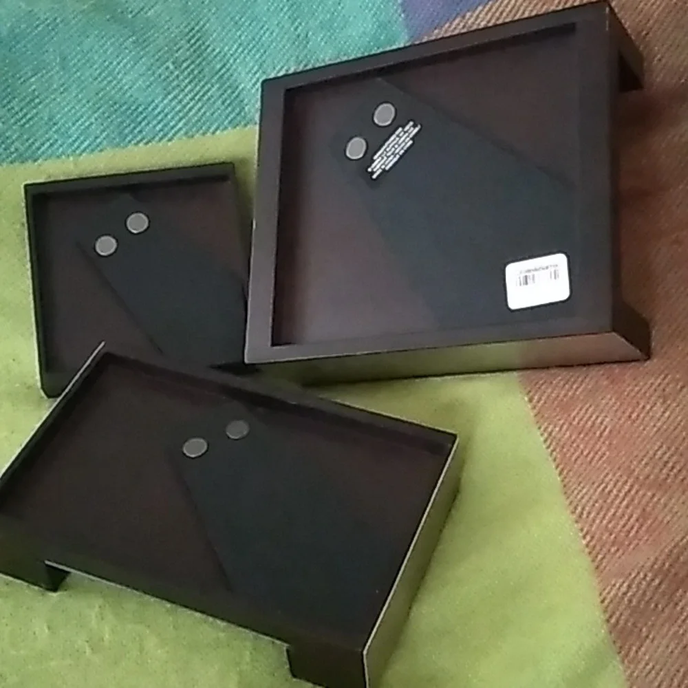 Crate & Barrel Trio Nesting Photo Frames